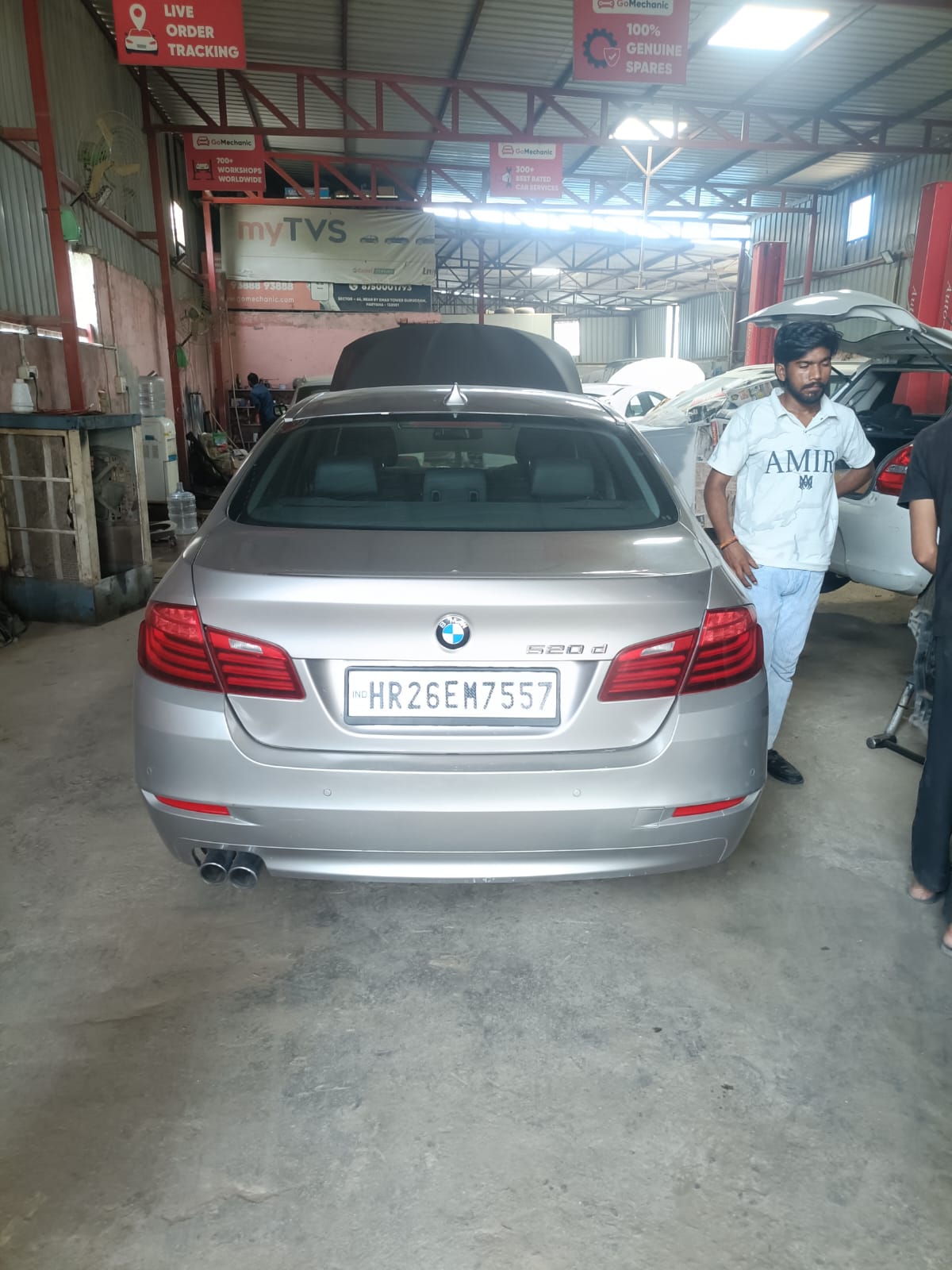 Customer BMW 520 — Workshop — Elite Car Workshop
